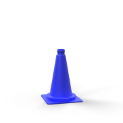 Traffic cone | blue | blue | Height: 320 mm